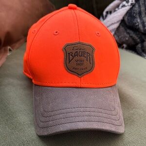 Eddie Bauer Sport Shop Orange and Gray Hat